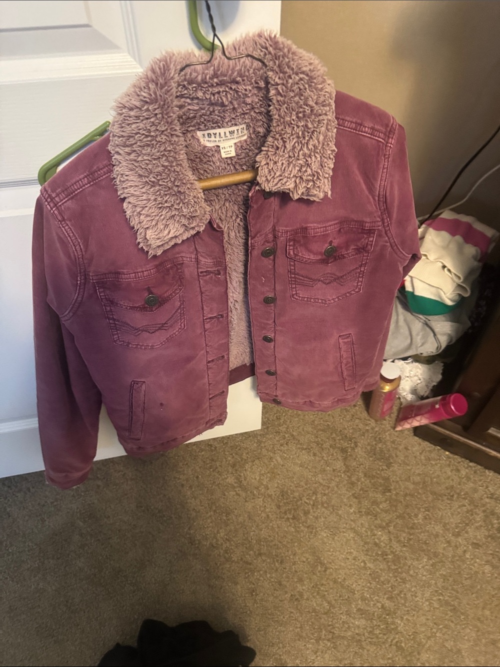 Idyllwind Dusty Rose Plush-Lined Jean Jacket